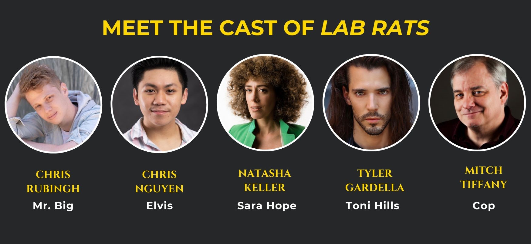 The Cast of Lab Rats, Wedge Series at the Hangar Theatre