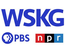 Logos for WSKG, PBS, and NPR